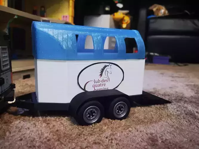 Remorque equestre Playmobil  3D print model