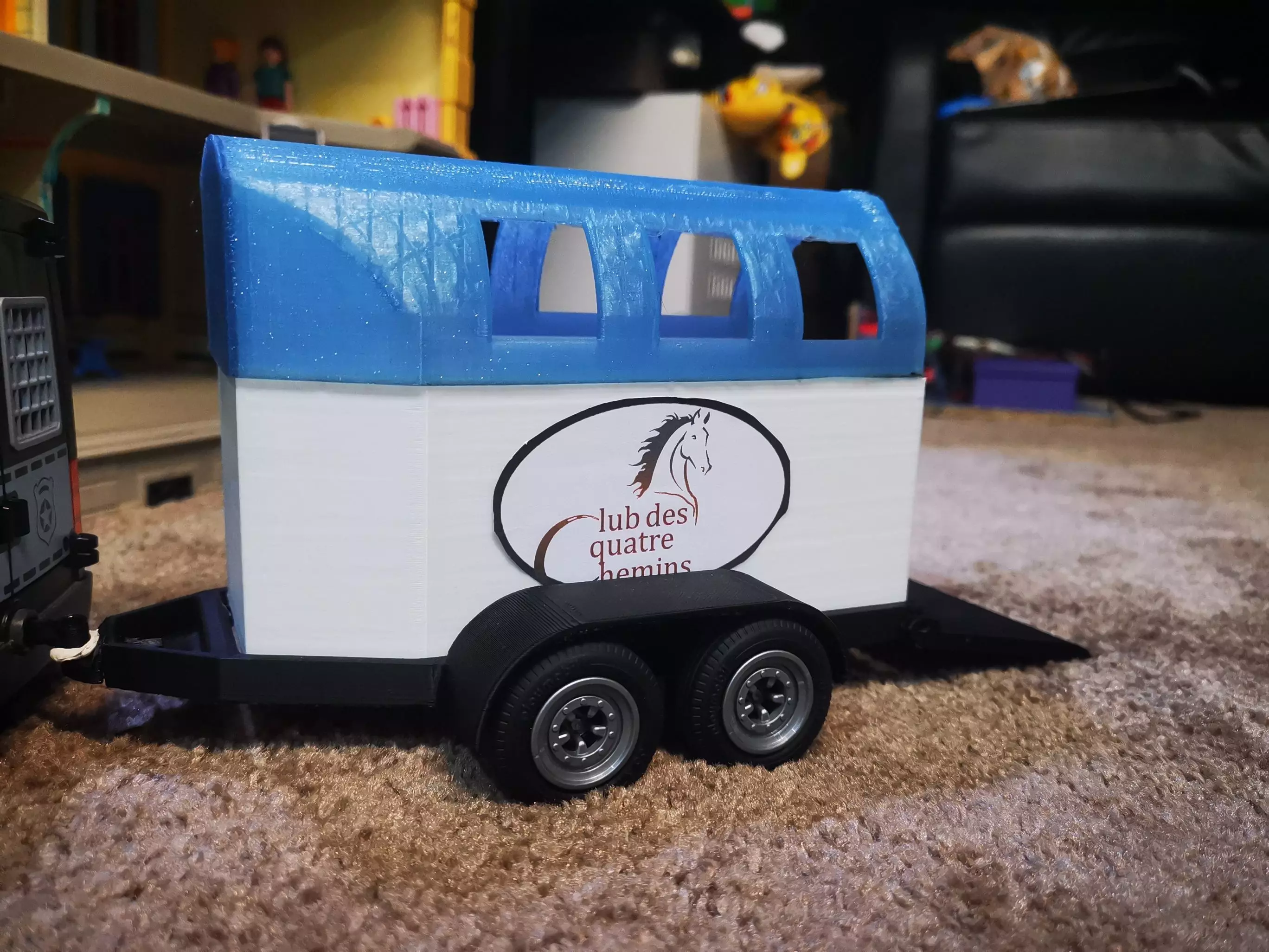 Remorque equestre Playmobil 3D print model