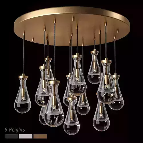 Rain Linear Chandelier 36 RH