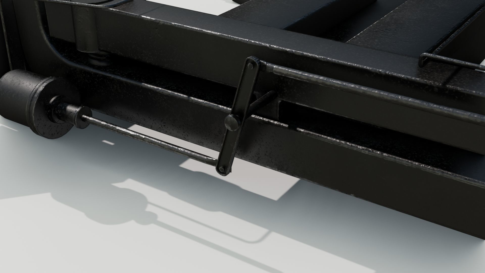 Train axis 3D model Low-poly 3D model_19