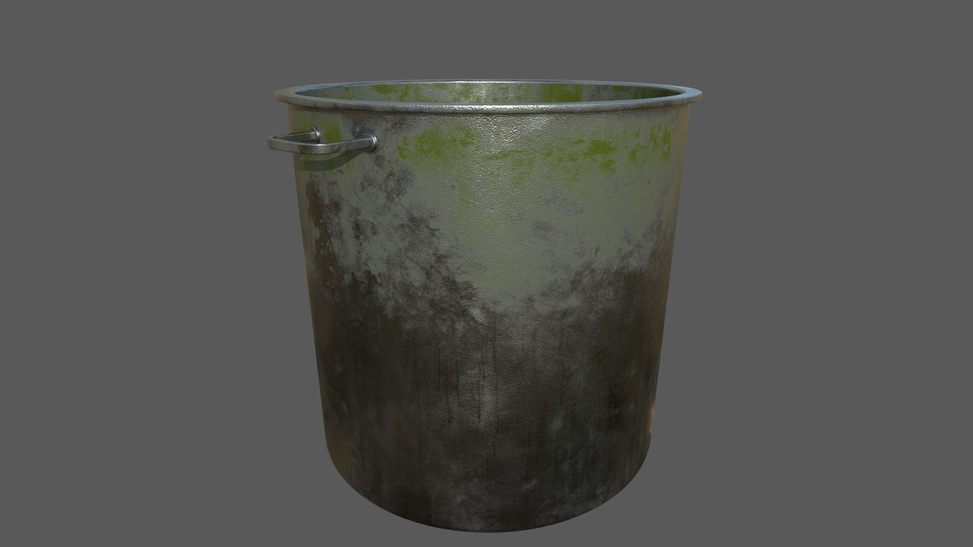 Dirty Military Refectory Set Low-poly 3D model_24