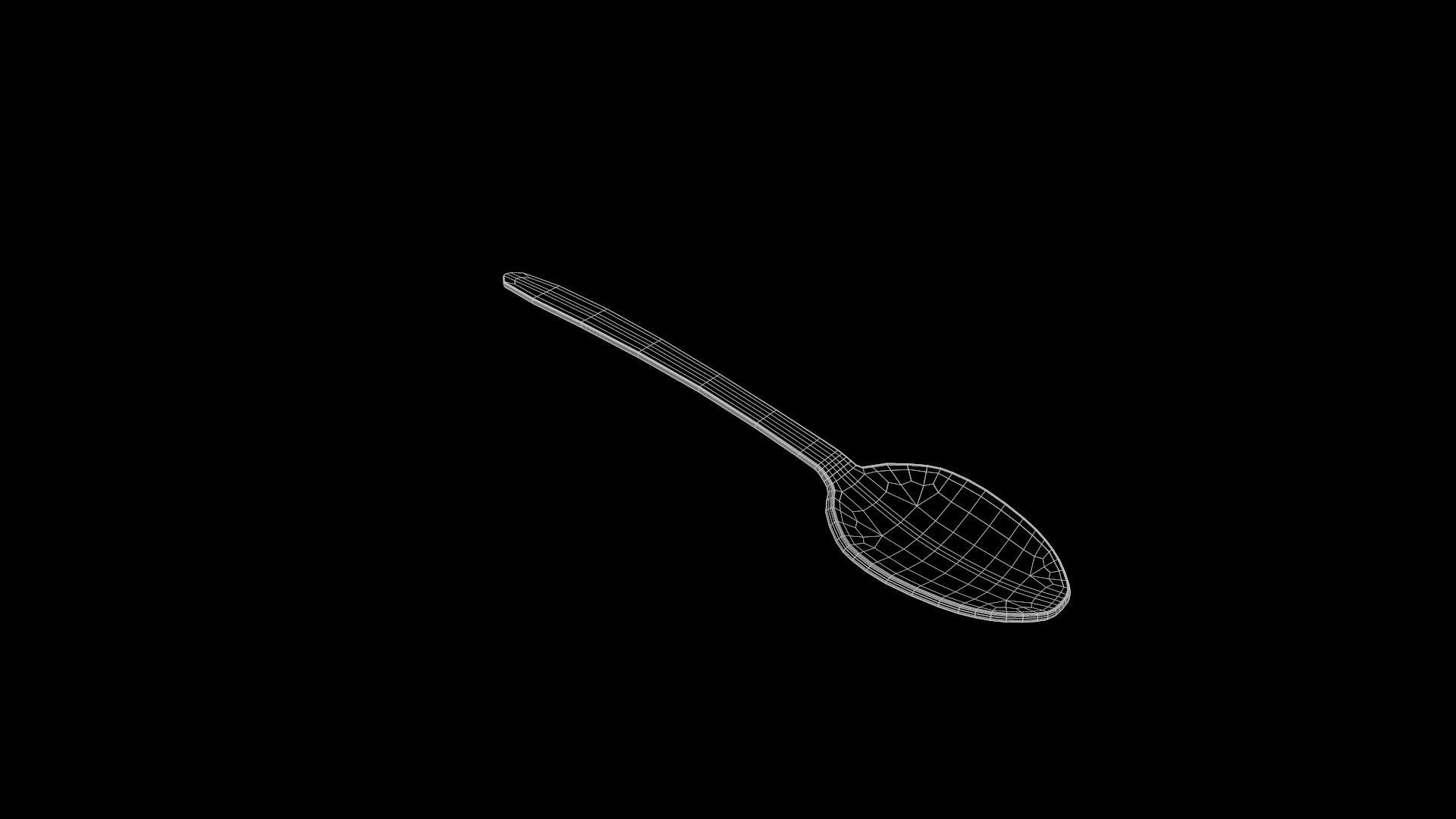 Dirty Military Refectory Set Low-poly 3D model_41