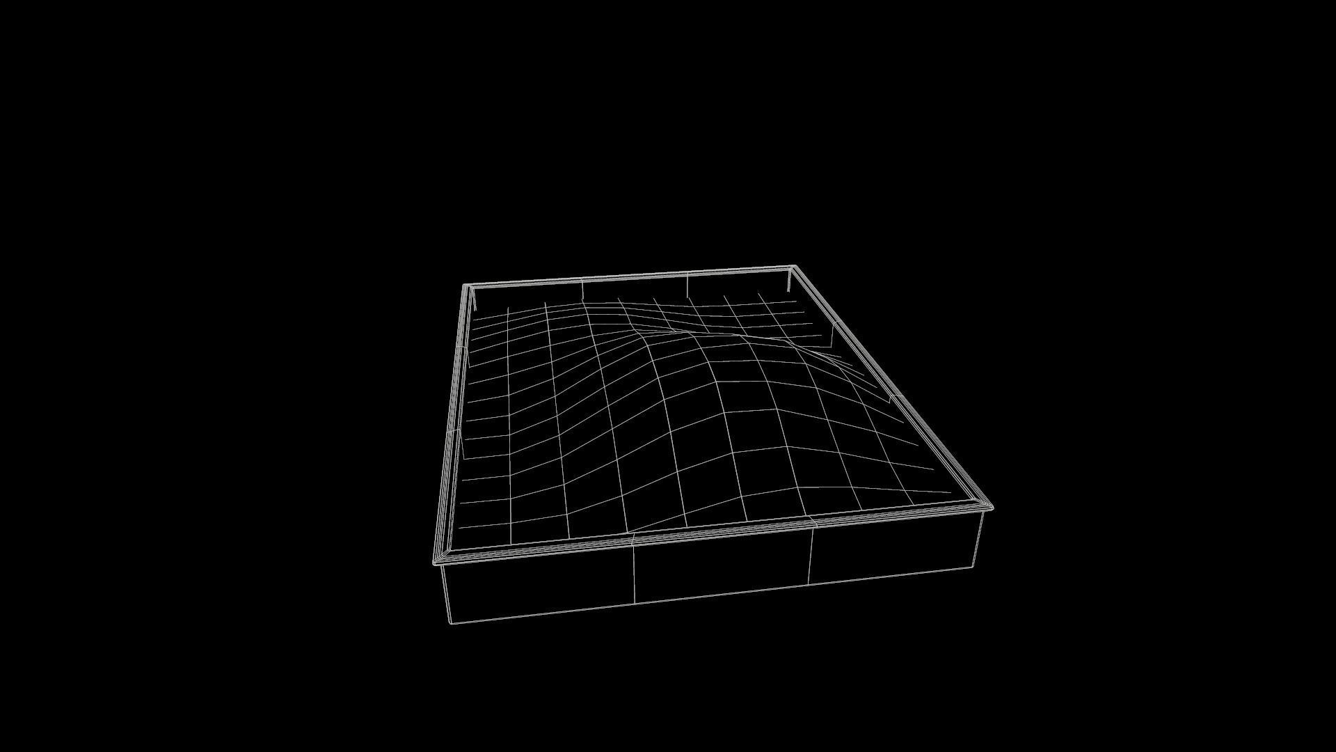 Dirty Military Refectory Set Low-poly 3D model_73