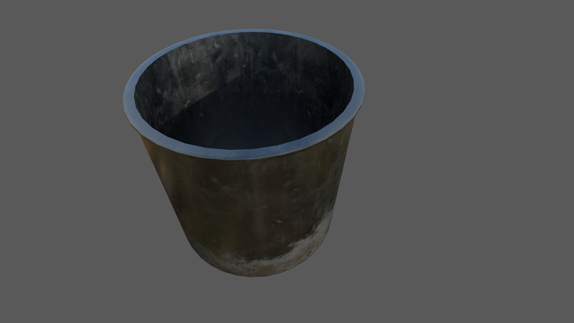 Dirty Military Refectory Set Low-poly 3D model_2