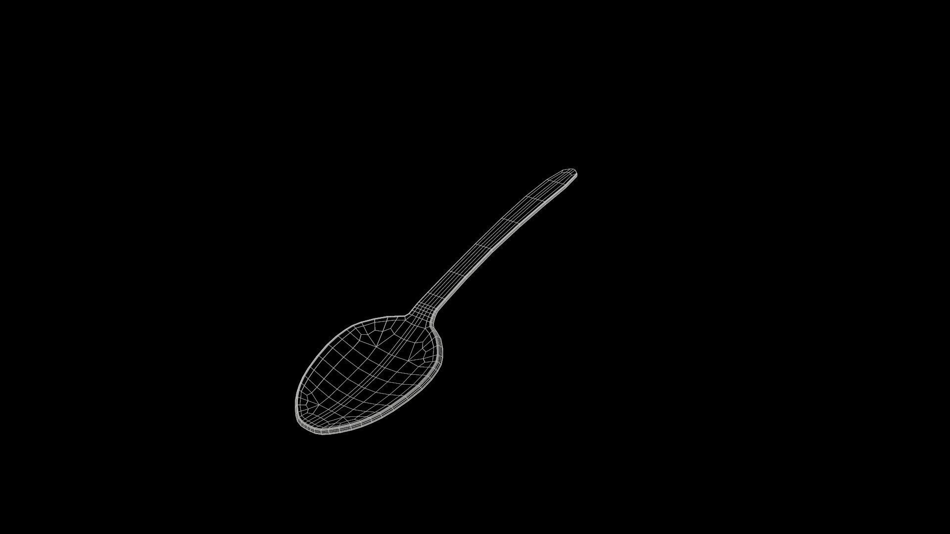 Dirty Military Refectory Set Low-poly 3D model_44