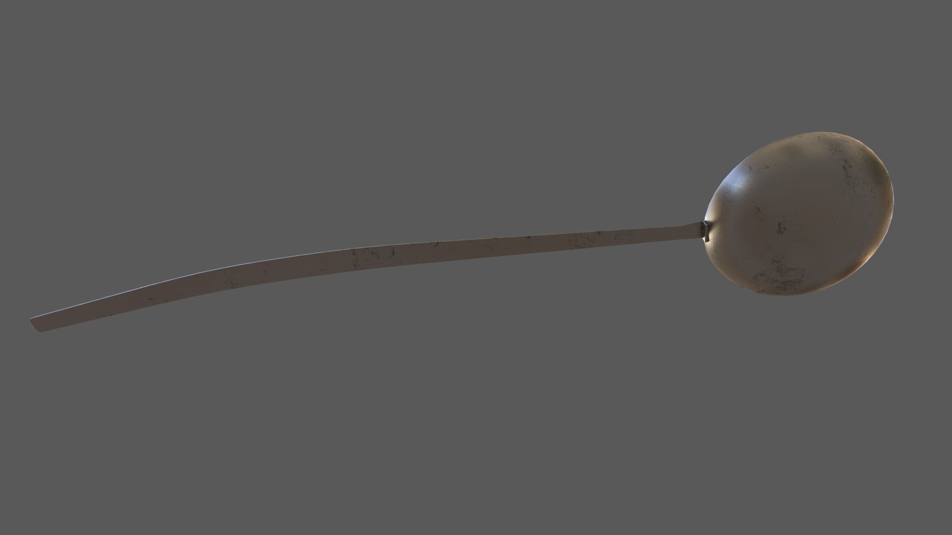 Dirty Military Refectory Set Low-poly 3D model_37