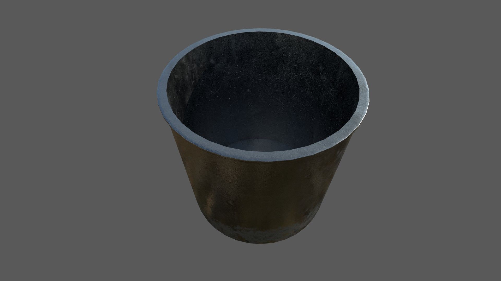 Dirty Military Refectory Set Low-poly 3D model_6