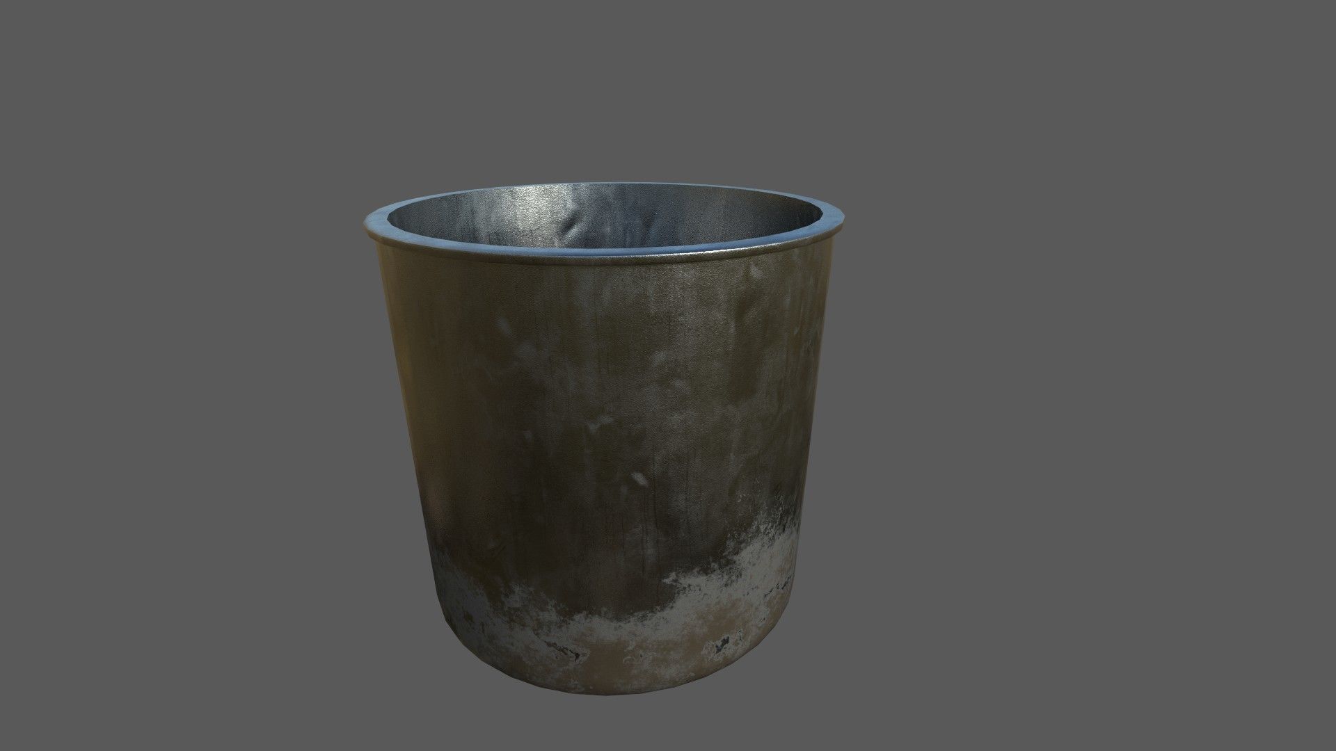 Dirty Military Refectory Set Low-poly 3D model_1