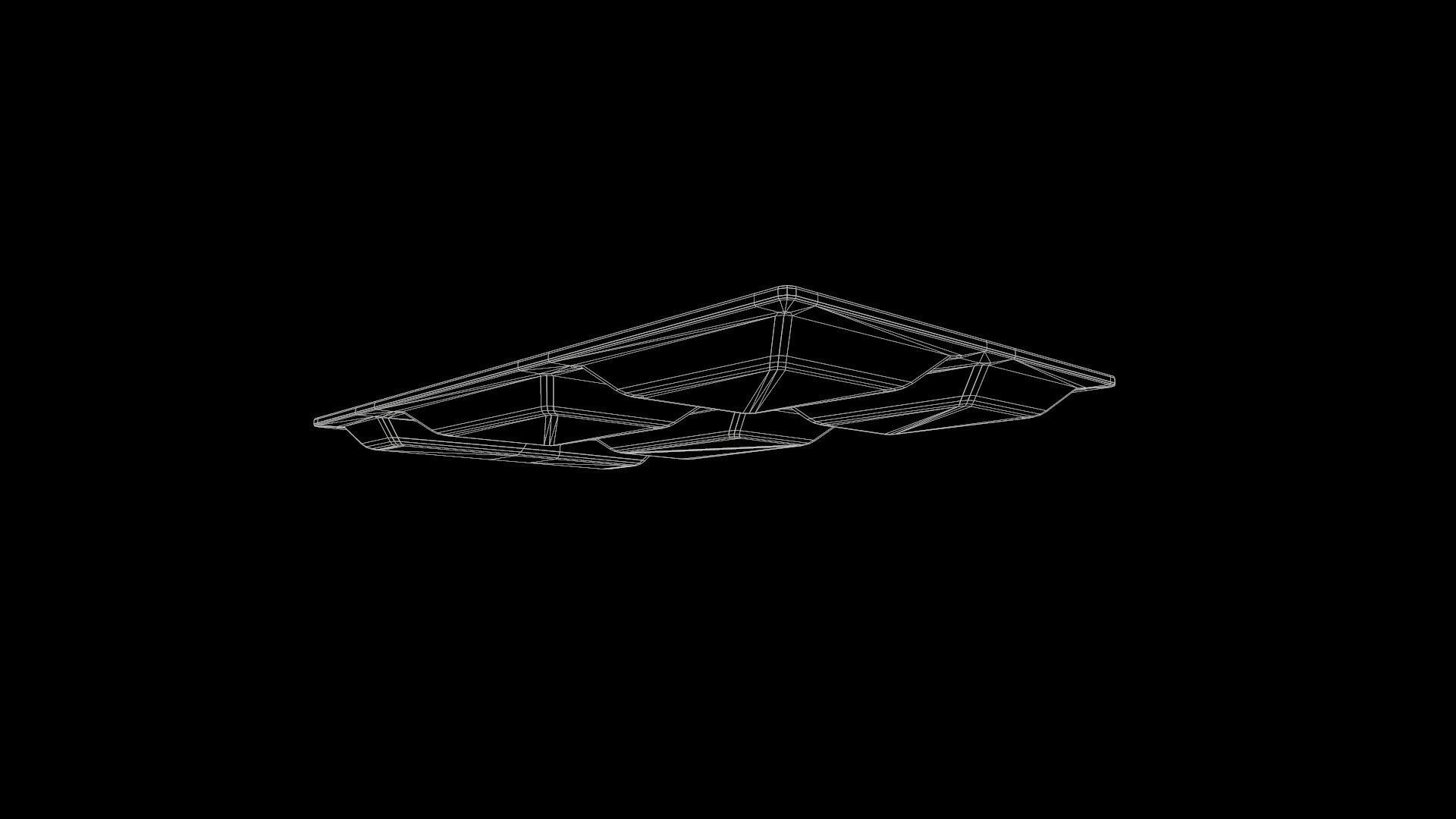 Dirty Military Refectory Set Low-poly 3D model_50