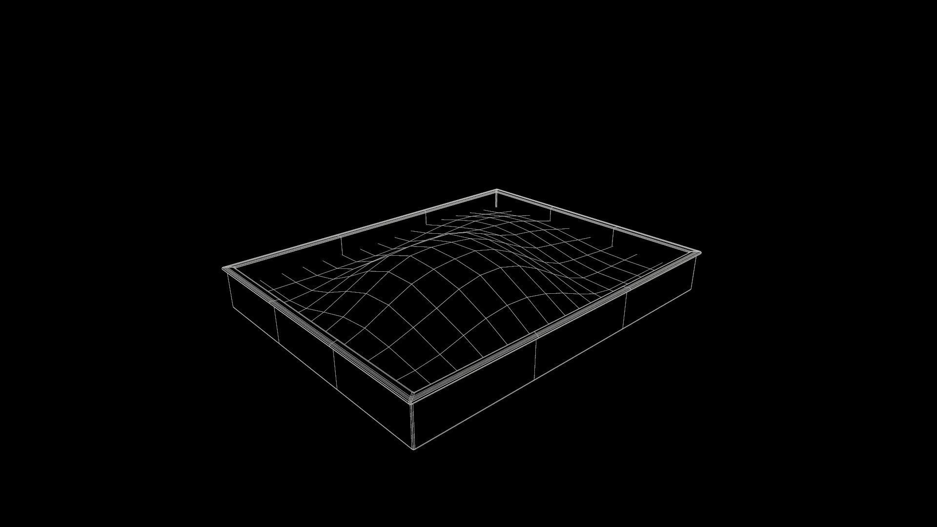 Dirty Military Refectory Set Low-poly 3D model_72