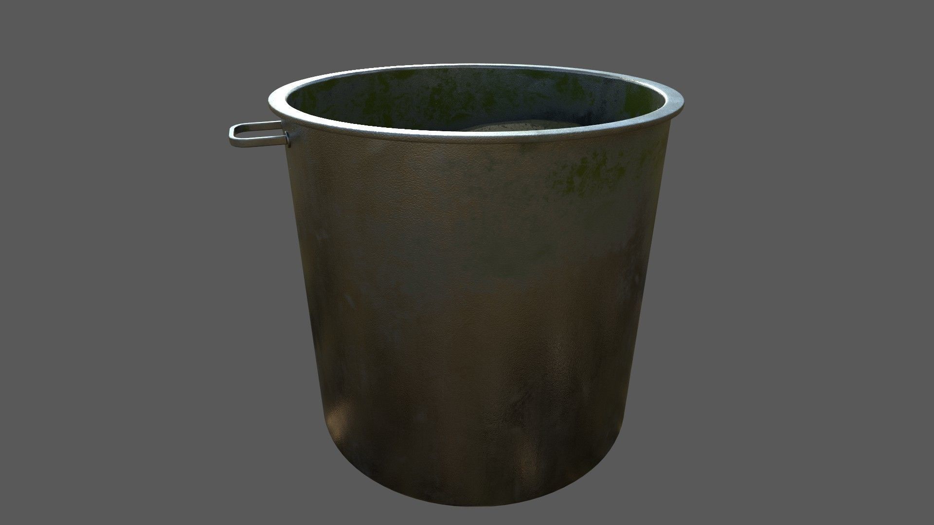 Dirty Military Refectory Set Low-poly 3D model_27