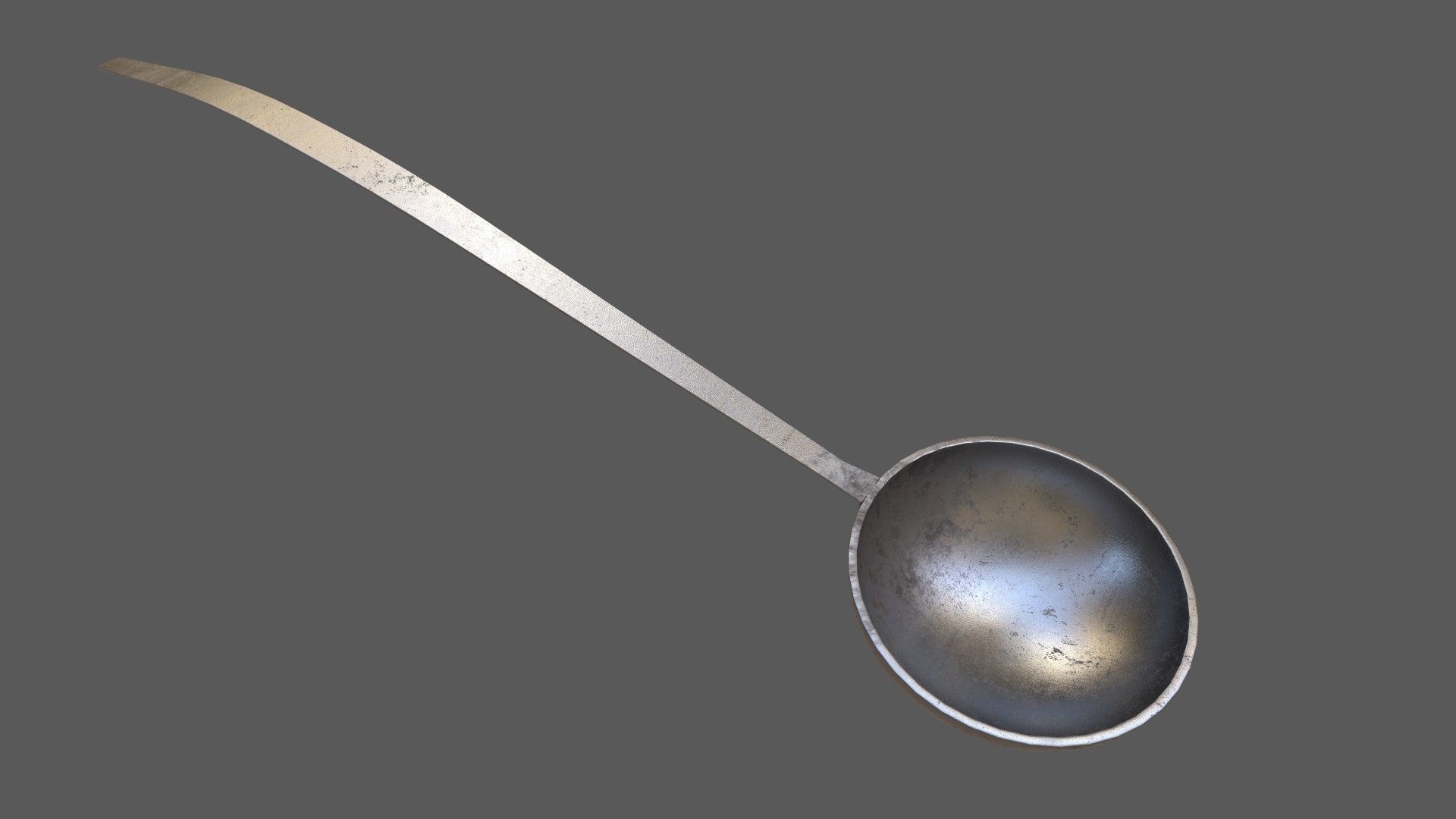 Dirty Military Refectory Set Low-poly 3D model_29