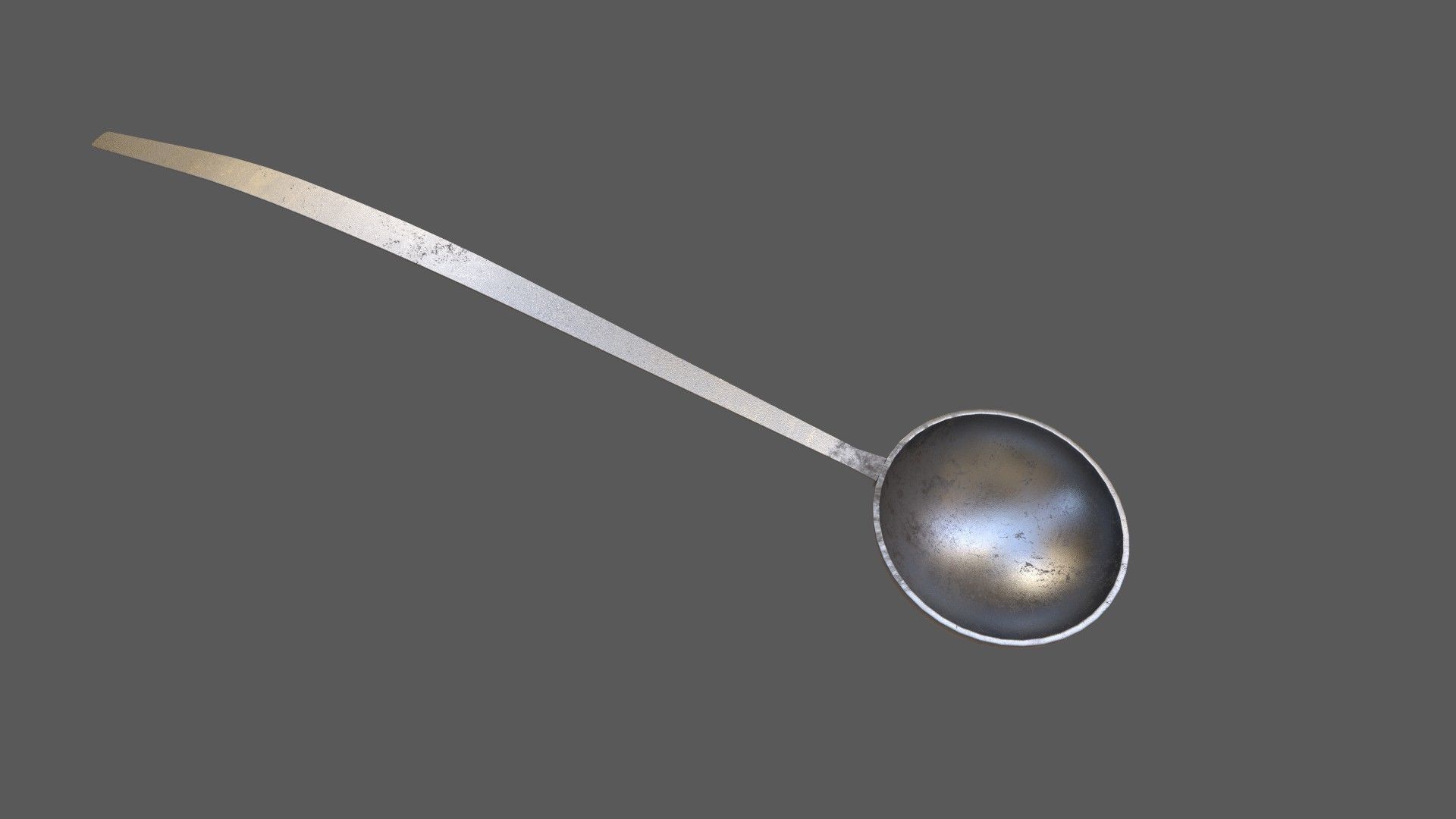 Dirty Military Refectory Set Low-poly 3D model_32