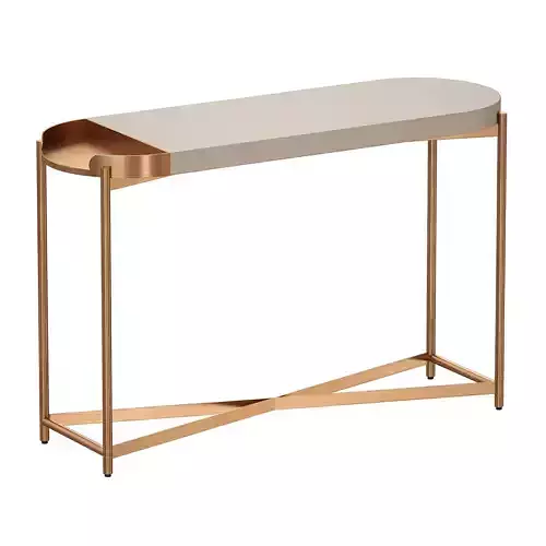 Laurie White Console Table Crate and Barrel