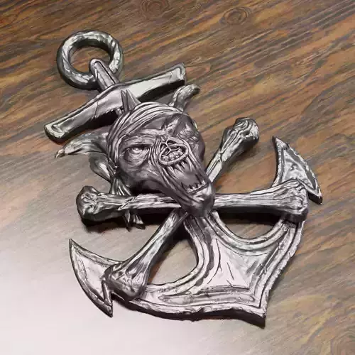 Running Wild Rust Pendant