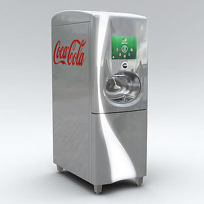 Coca Cola Freestyle Jet Fountain of the Future Vending Machine 3D model 3