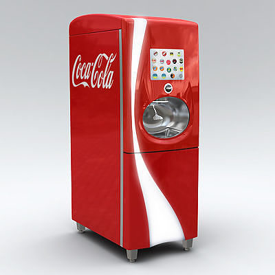 Coca Cola Freestyle Jet Fountain of the Future Vending Machine 3D model 2