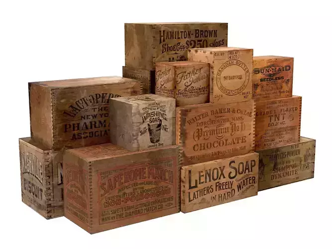 Old Wood Boxes