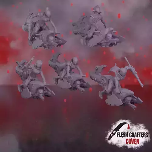 Nosferii - Chiroptera Jet Bikes 3D print model