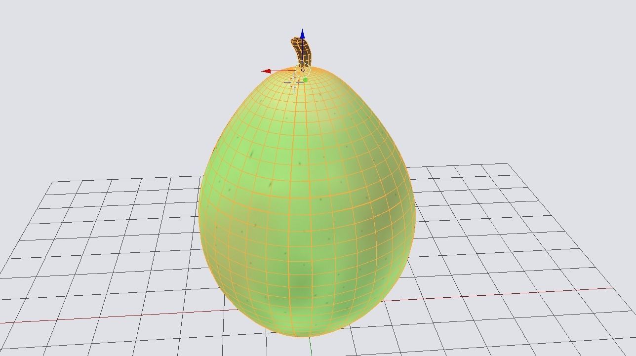 Pear Fruit 3D model_3