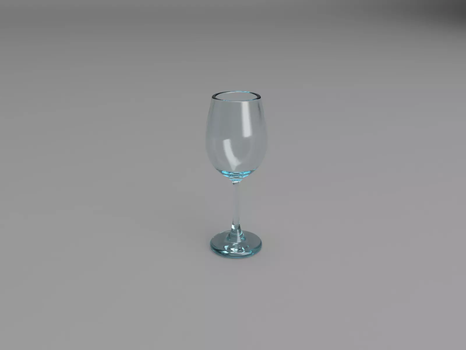 Glass 3D model wine Free low-poly 3D model
