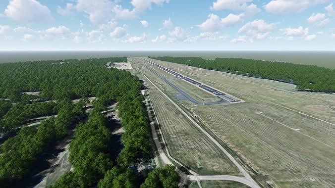 Grand Strand Airport South Carolina 3D model