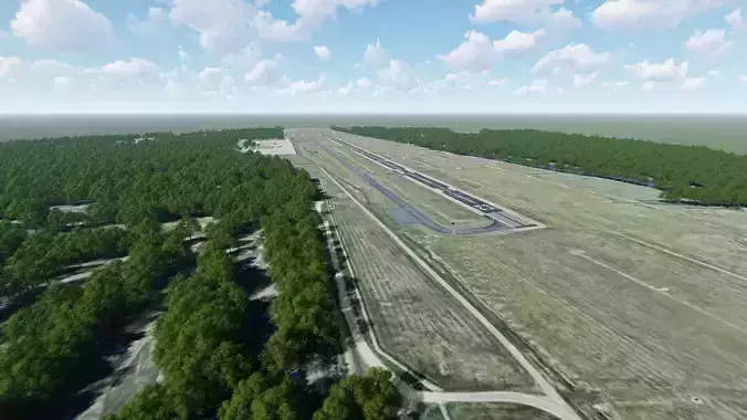 Grand Strand Airport South Carolina 3D model
