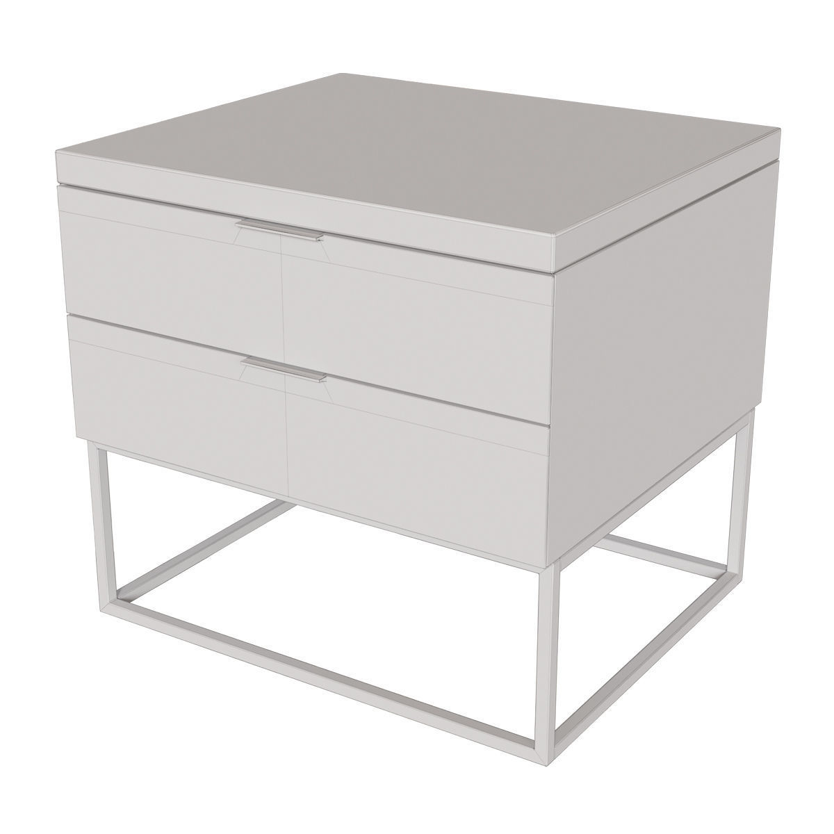 Lehome Nightstand D104 3D model_6