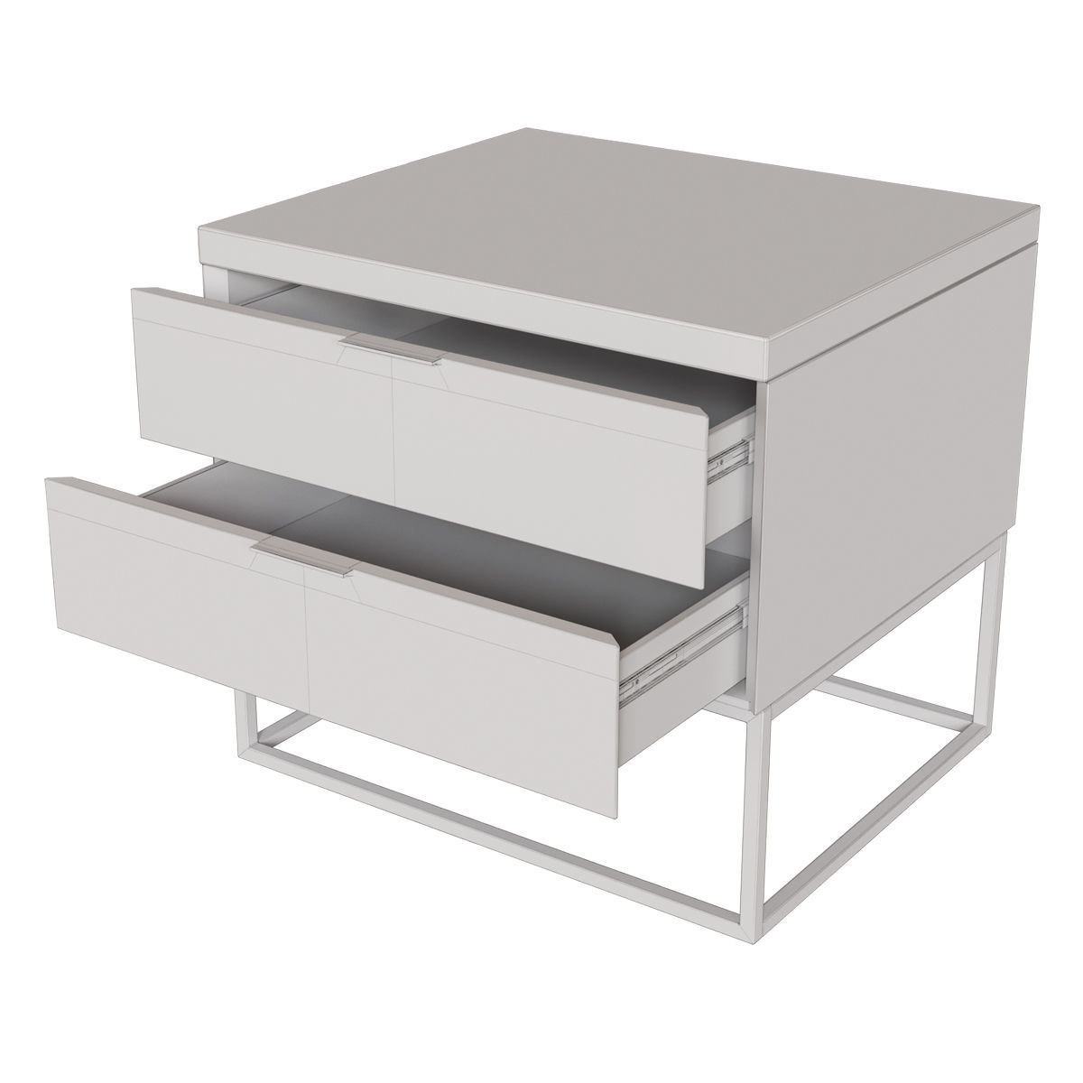Lehome Nightstand D104 3D model_7