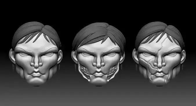 Hanayama head sculpt