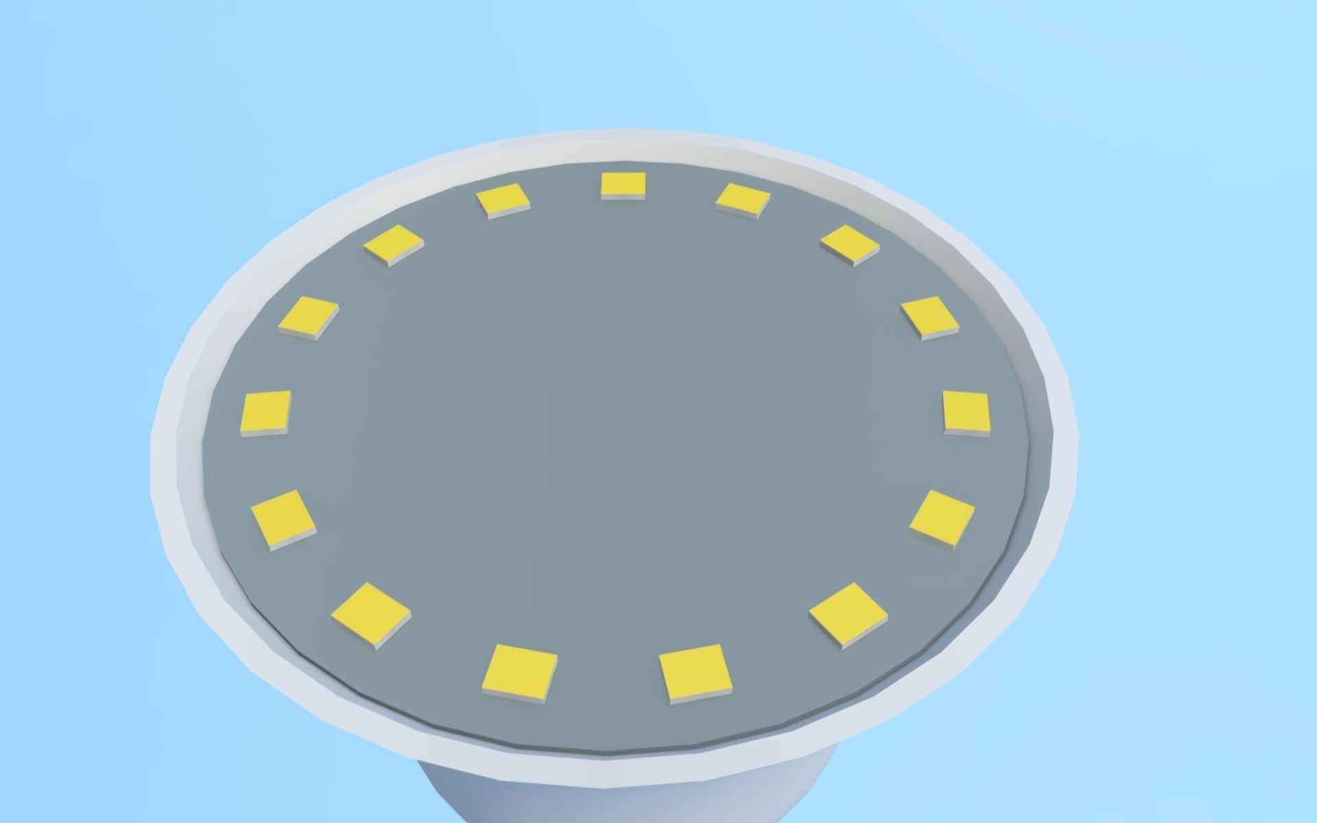 LED LIGHTBULB REAL SIZE 3D model_3