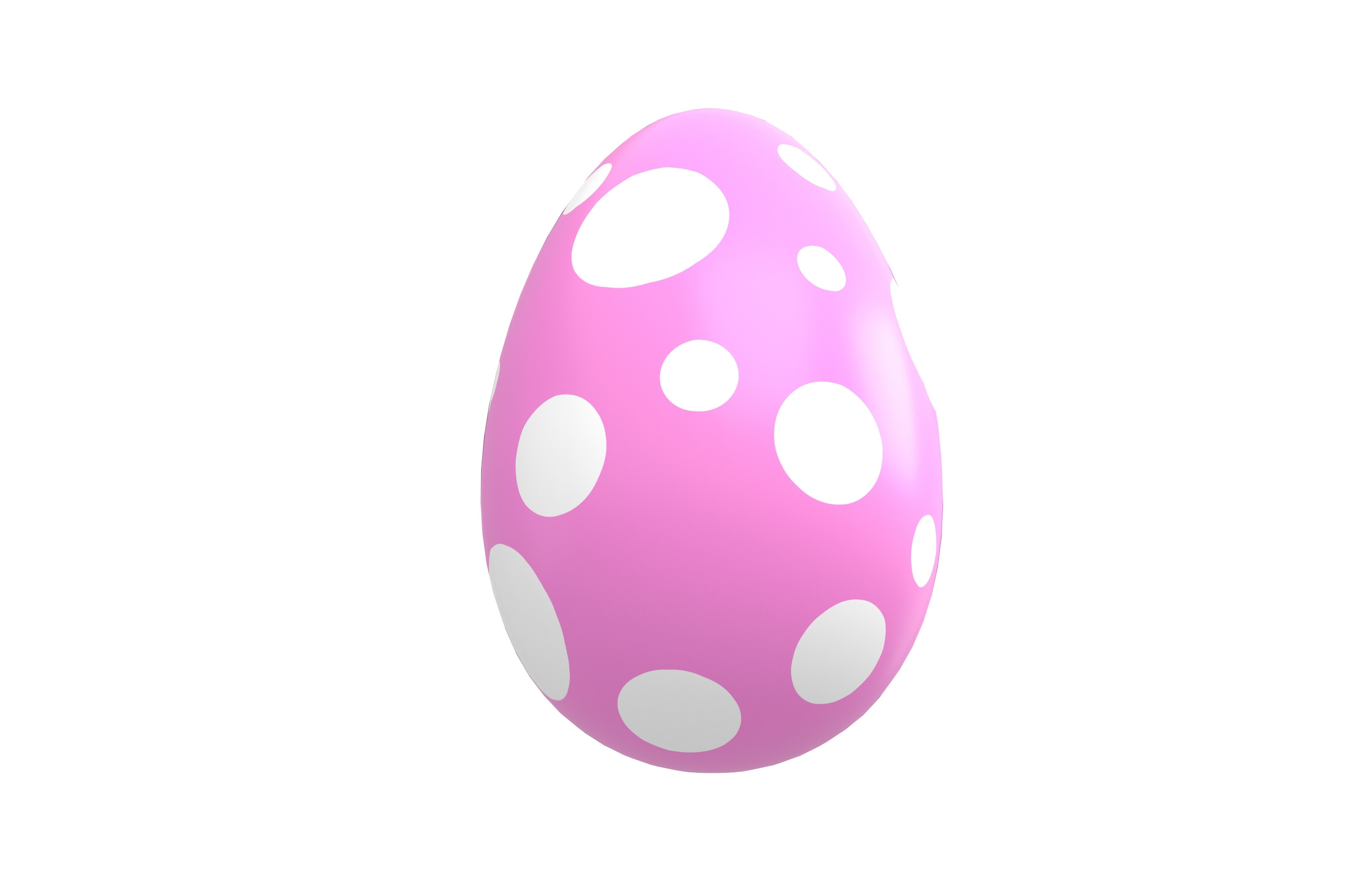 Dinosaur Egg v1 Pack Low-poly 3D model_12