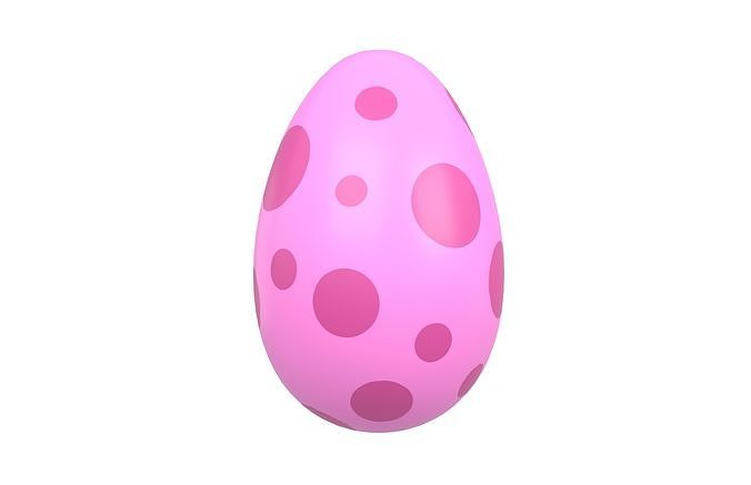 Dinosaur Egg v1 Pack Low-poly 3D model 7