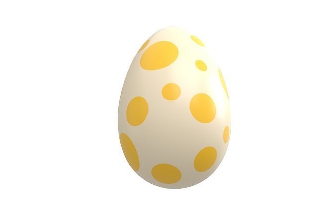 Dinosaur Egg v1 Pack Low-poly 3D model 3