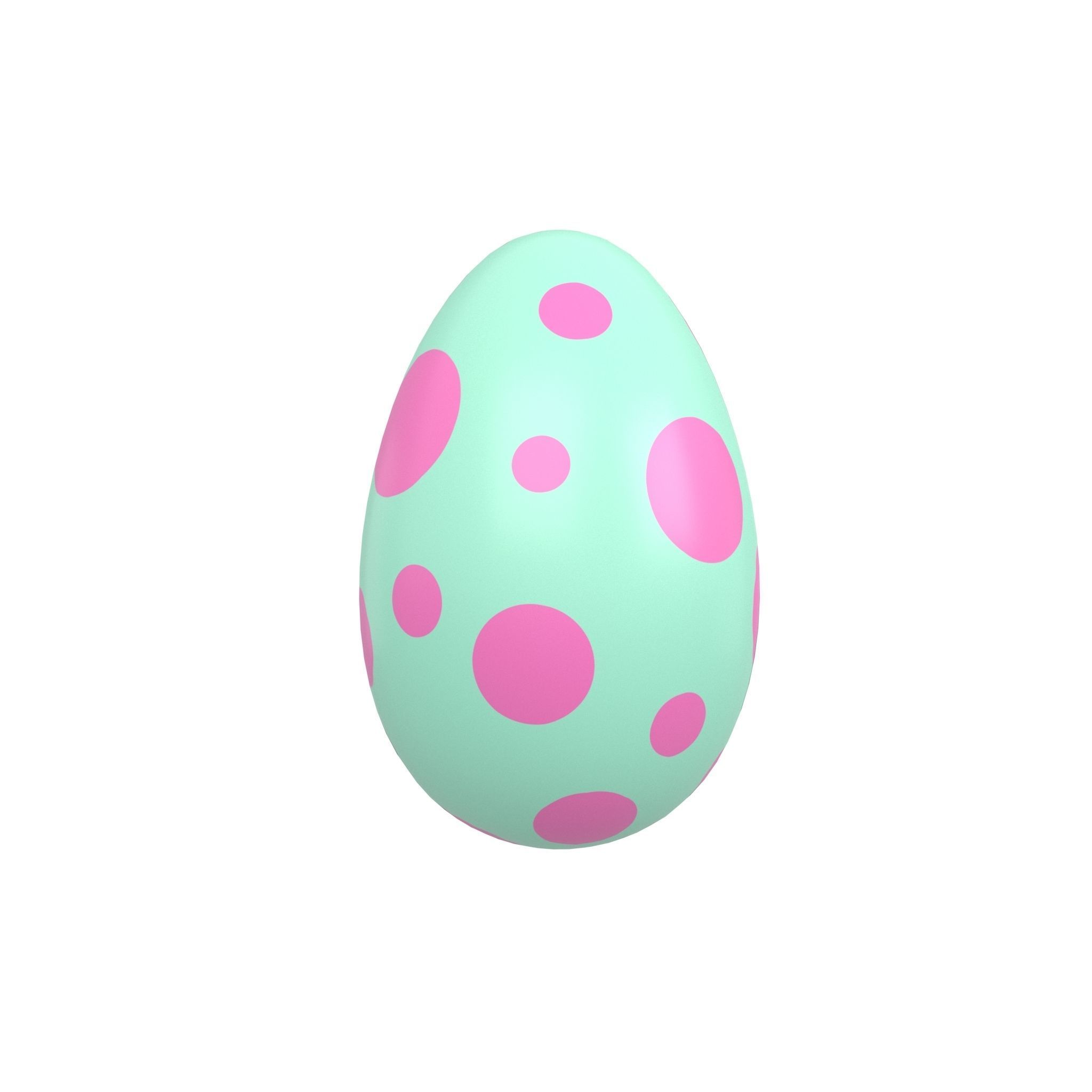 Dinosaur Egg v1 Pack Low-poly 3D model_18