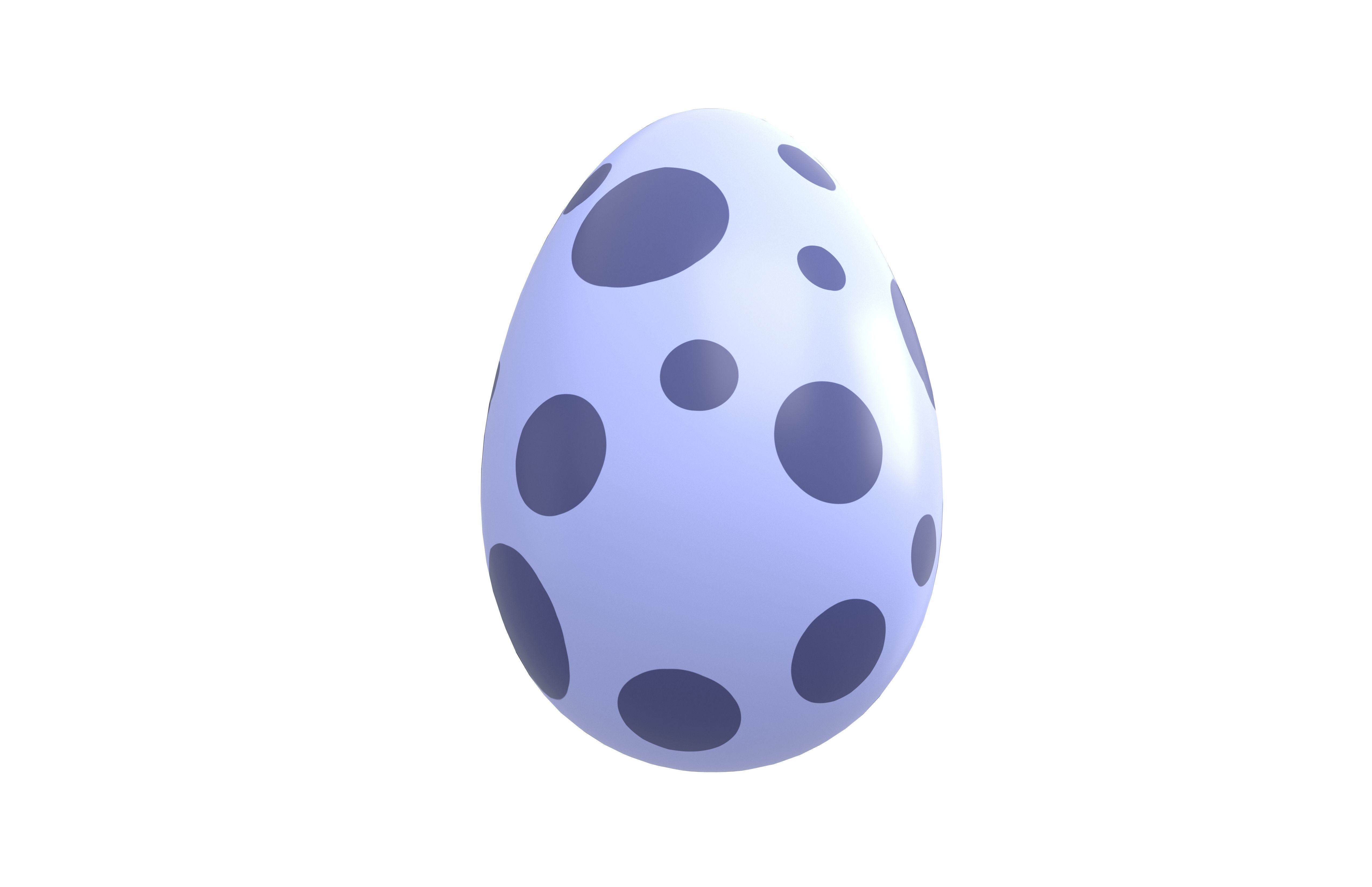 Dinosaur Egg v1 Pack Low-poly 3D model_16