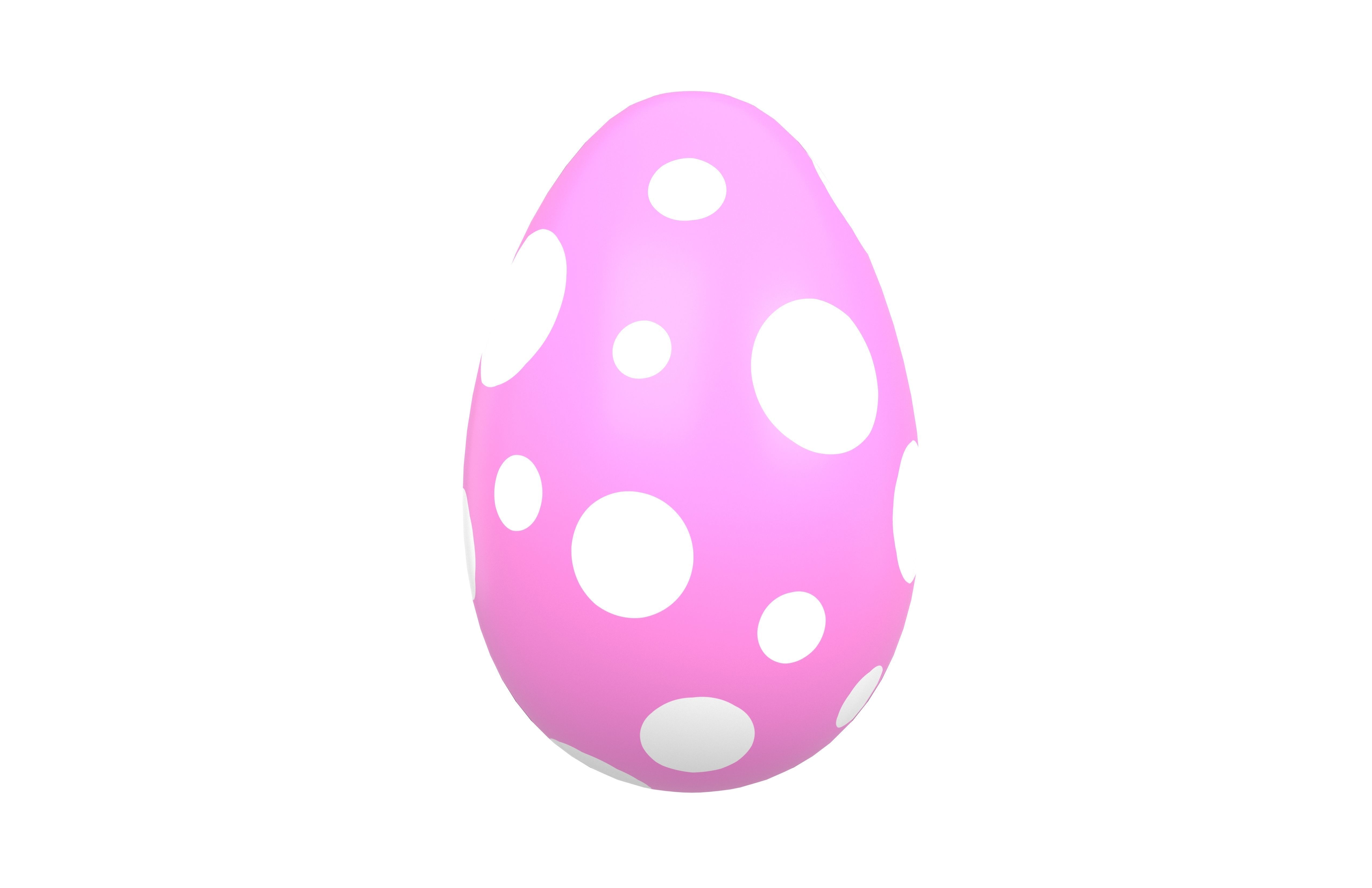 Dinosaur Egg v1 Pack Low-poly 3D model_10