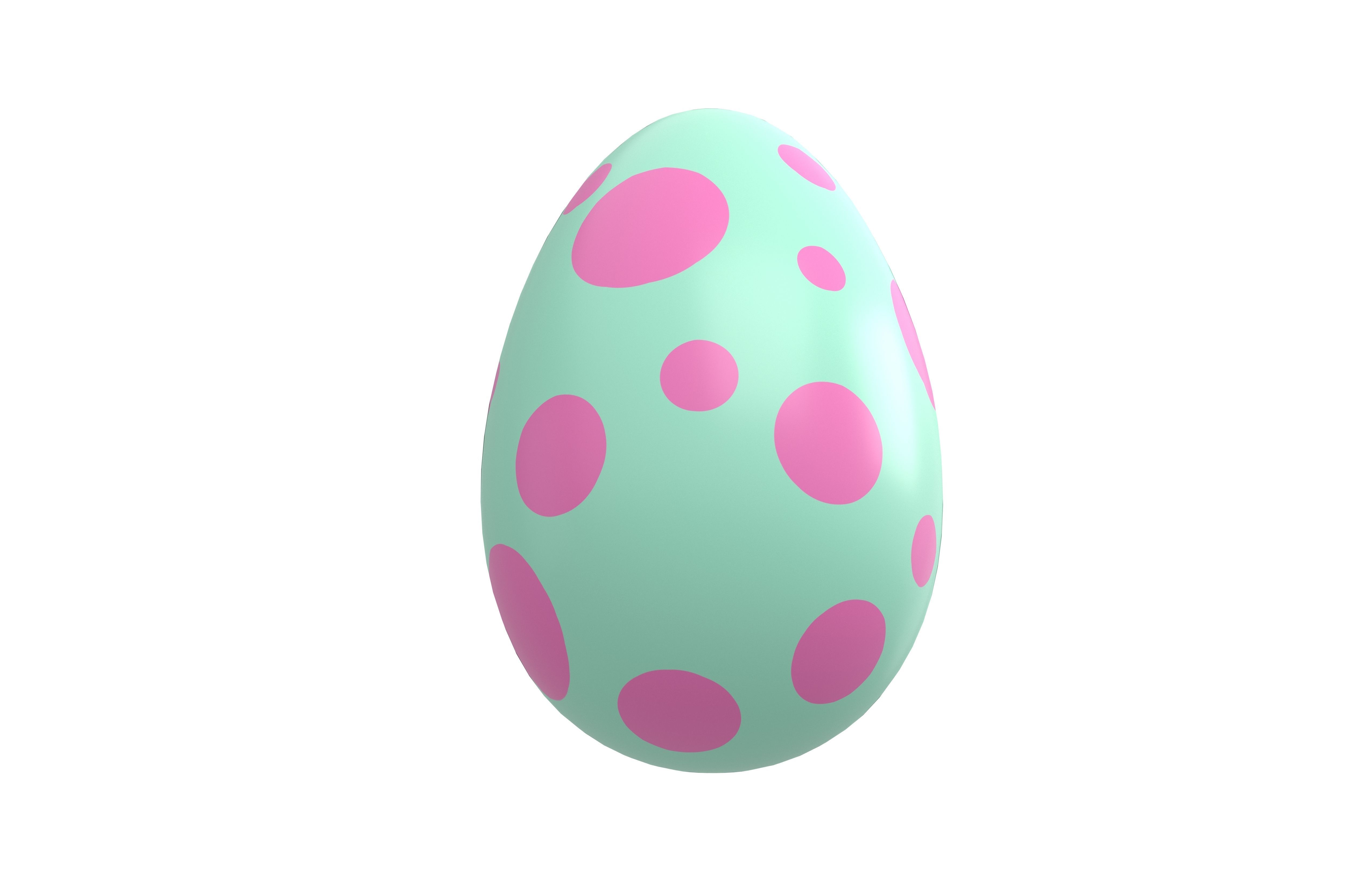 Dinosaur Egg v1 Pack Low-poly 3D model_20