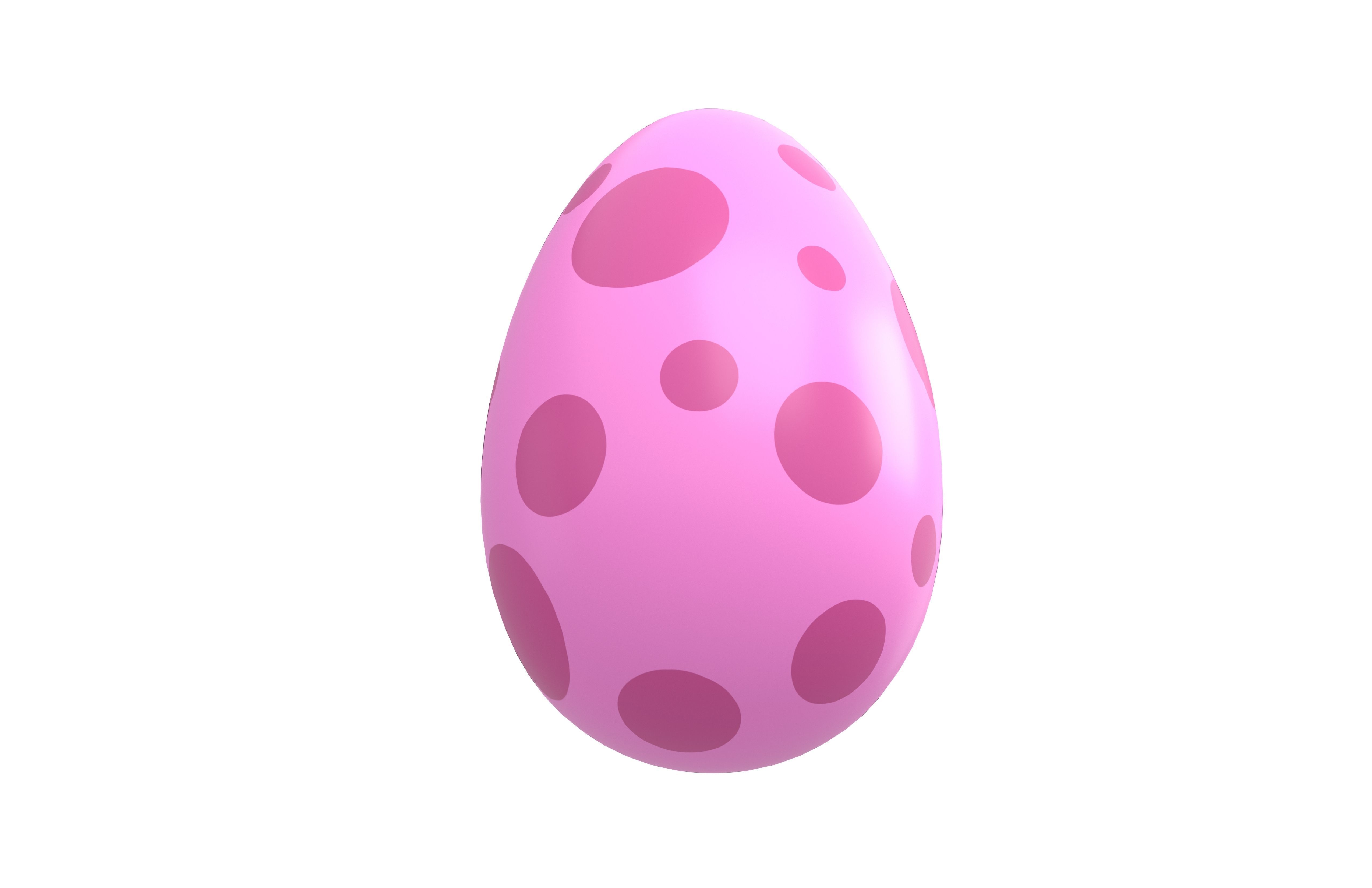 Dinosaur Egg v1 Pack Low-poly 3D model_8