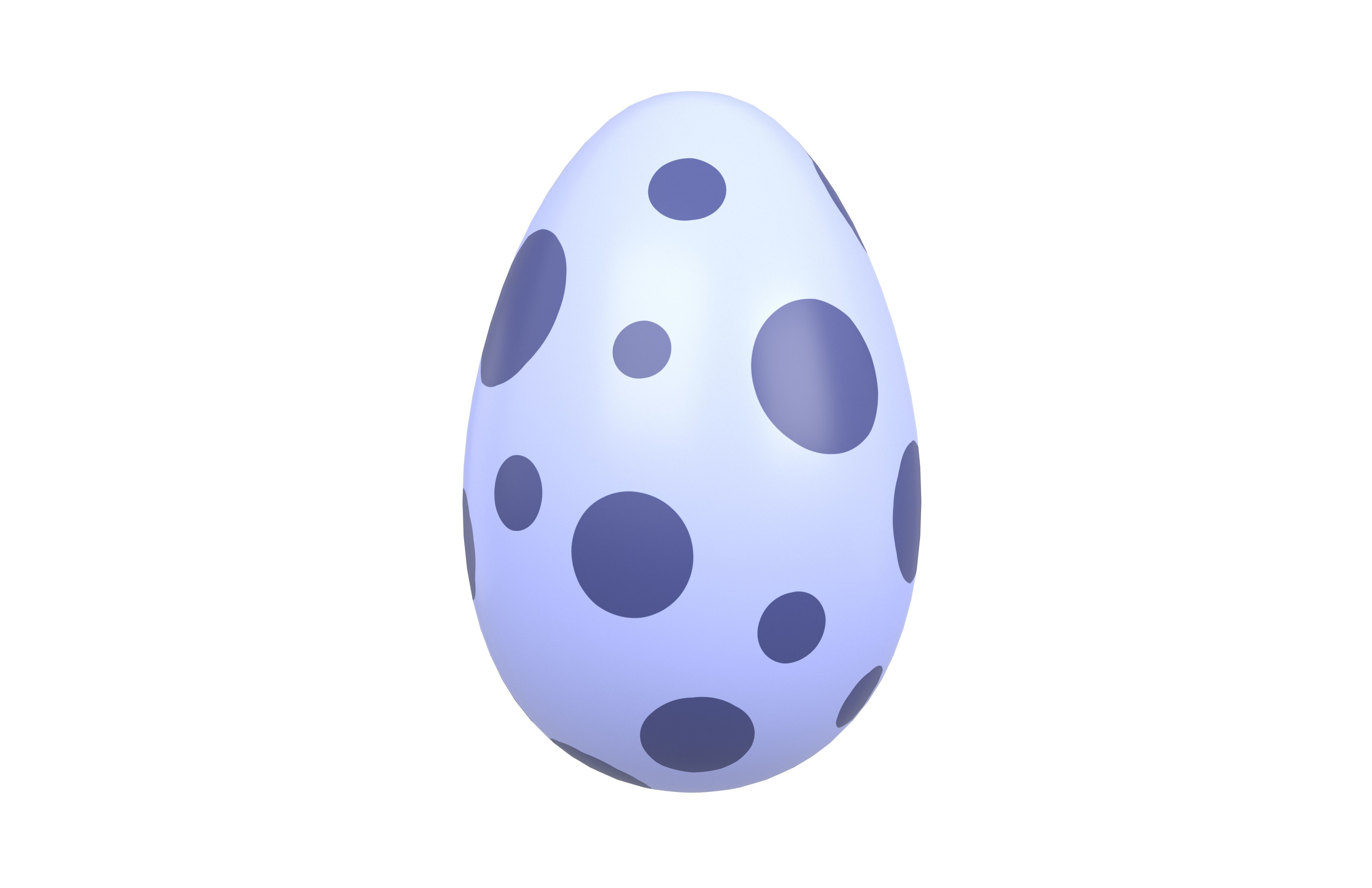 Dinosaur Egg v1 Pack Low-poly 3D model_13