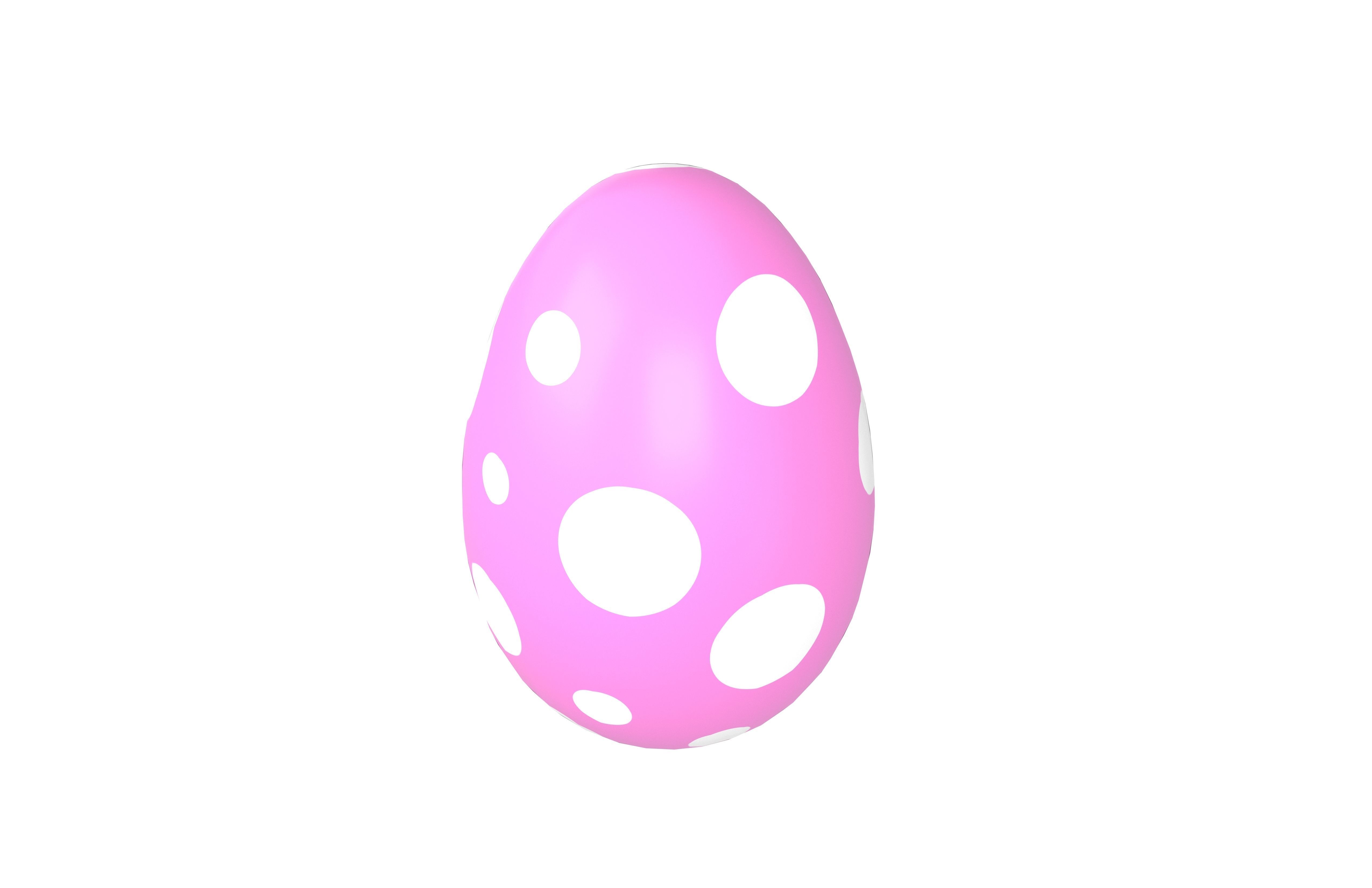 Dinosaur Egg v1 Pack Low-poly 3D model_11