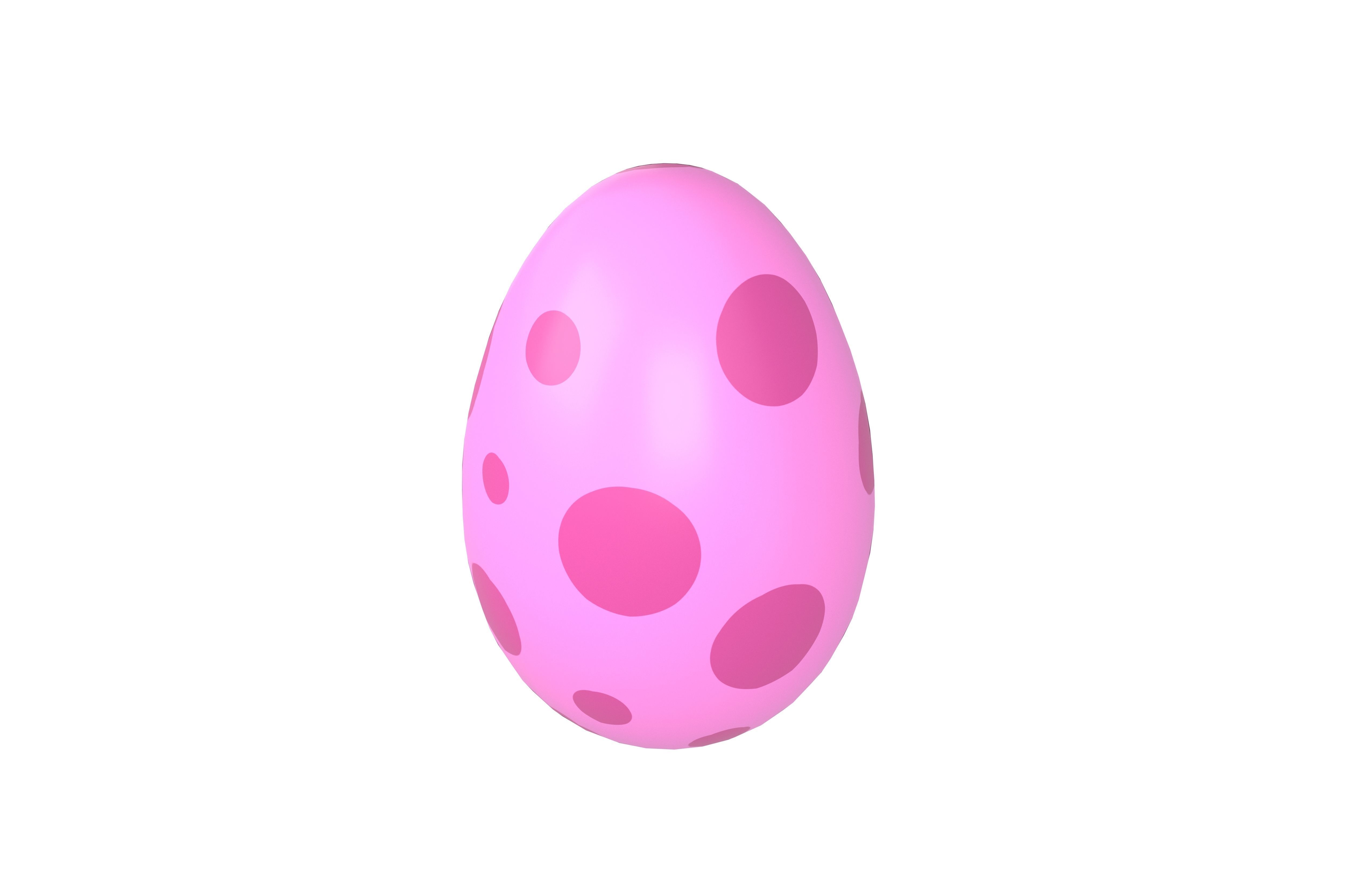 Dinosaur Egg v1 Pack Low-poly 3D model_7