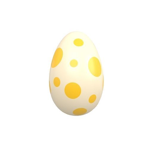 Dinosaur Egg v1 Pack Low-poly 3D model 4