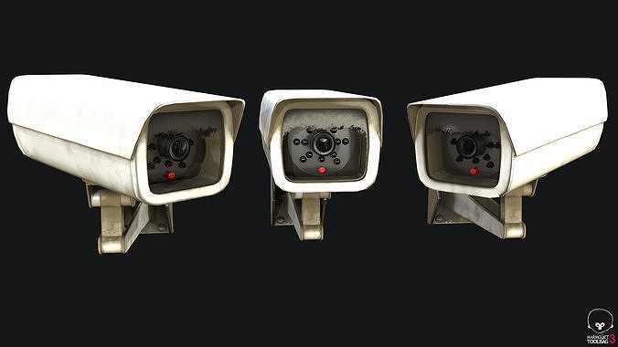 CCTV  Camera PBR Low-poly 3D model