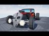 Hot Rod Polygonal Car Model - Game Ready Low-poly 3D model_1