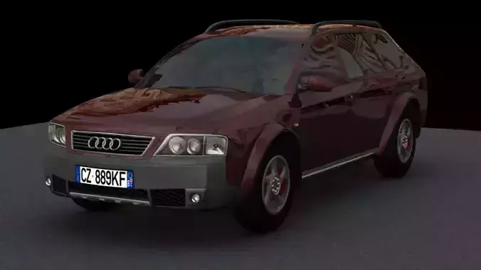 Audi Allroad A4 MAYA 2020 Free 3D model