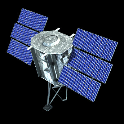 Quik SCAT Satellite 3D model_5