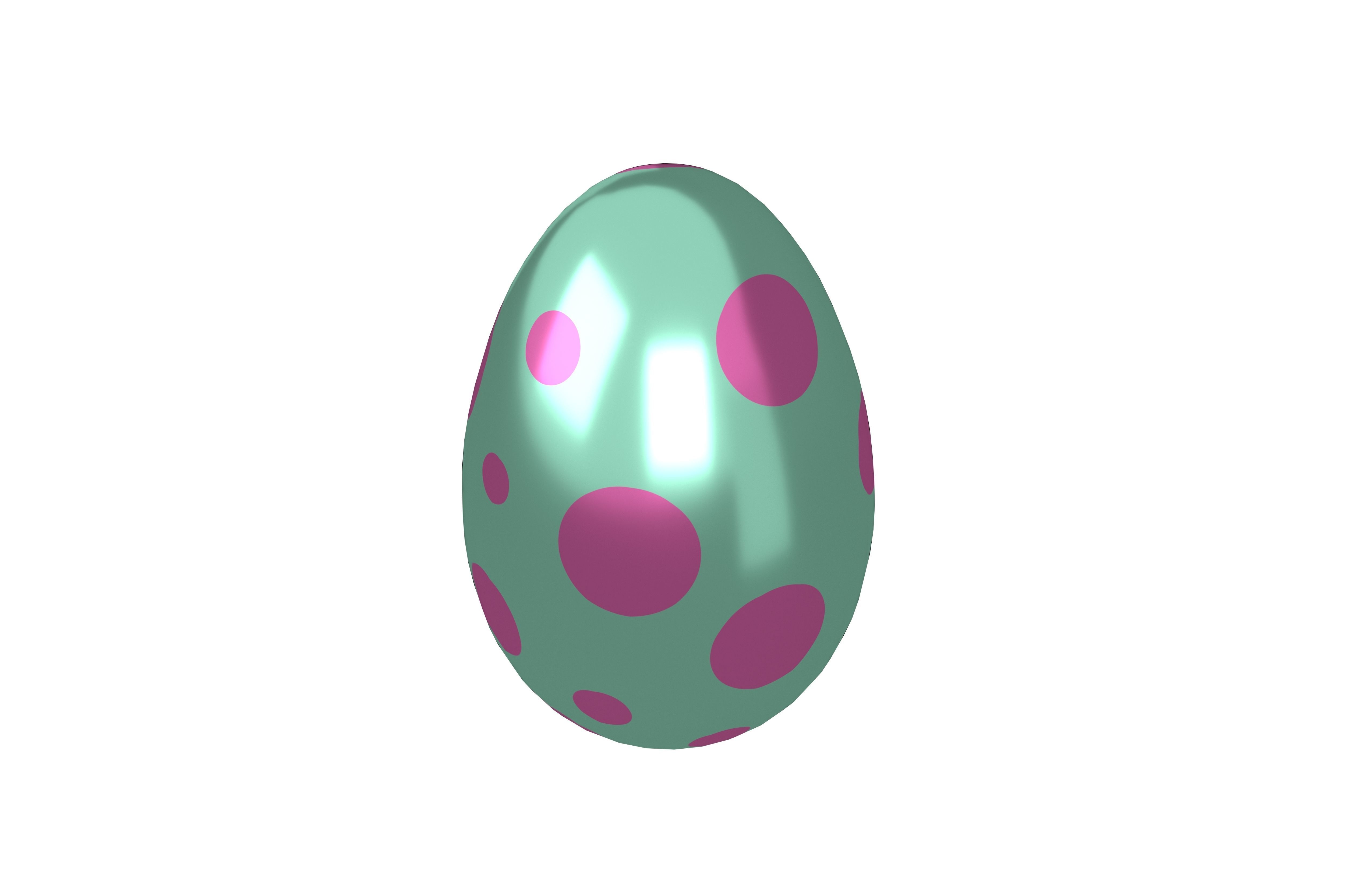 Dinosaur Egg v2 Pack Low-poly 3D model_19