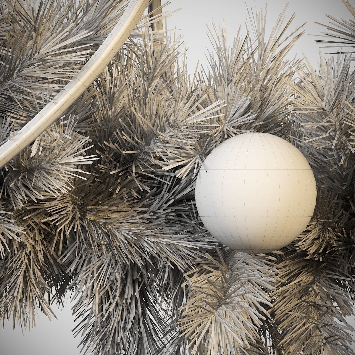 Cristmas Wreath 3D model_6