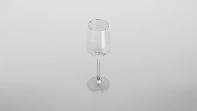 Cabernet franc wine glass Low-poly 3D model